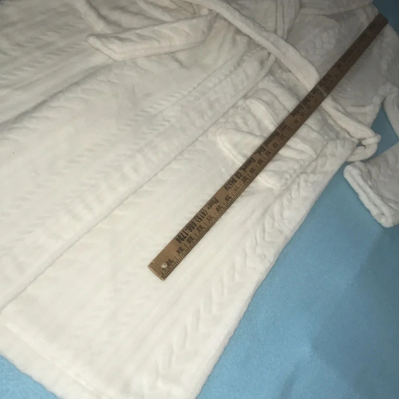 Gilligan & O’Malley sleepwear cozy long sleeve robe 2 pockets belt NEW size M-L - Picture 9 of 10